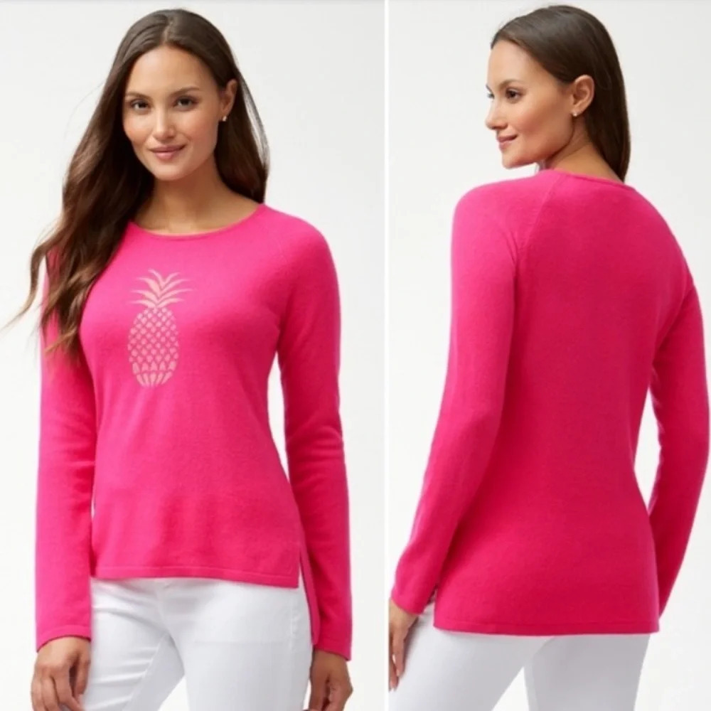 Tommy Bahama Serena Sweater Pineapple Wool Cashmere